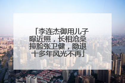 李连杰御用儿子曝近照,长相沧桑撞脸张卫健,隐退十多年风光不再