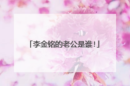 李金铭的老公是谁!