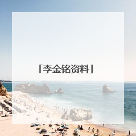 李金铭资料