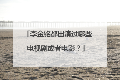 李金铭都出演过哪些电视剧或者电影？