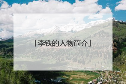 李铁的人物简介