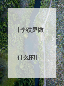 李铁是做什么的