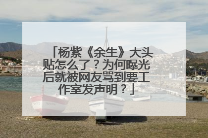 杨紫《余生》大头贴怎么了?为何曝光后就被网友骂到要工作室发声明?