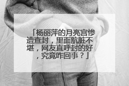 杨丽萍的月亮宫惨遭查封,里面肮脏不堪,网友直呼封的好,究竟咋回事?