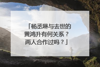 杨丞琳与去世的黄鸿升有何关系？两人合作过吗？