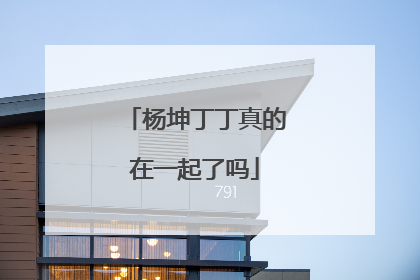 杨坤丁丁真的在一起了吗