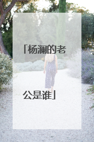 杨澜的老公是谁