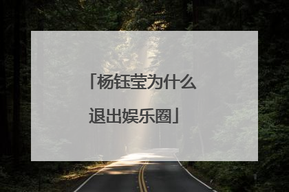 杨钰莹为什么退出娱乐圈