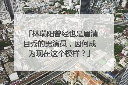 林瑞阳曾经也是眉清目秀的男演员,因何成为现在这个模样?