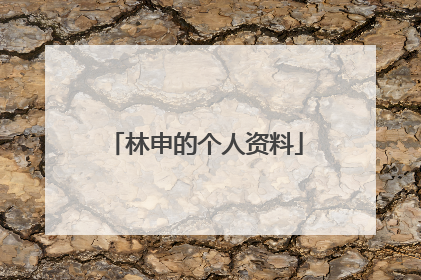 林申的个人资料