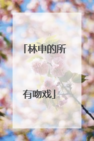 林申的所有吻戏