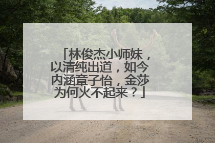 林俊杰小师妹，以清纯出道，如今内涵章子怡，金莎为何火不起来？