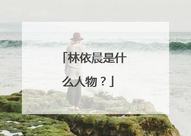 林依晨是什么人物?