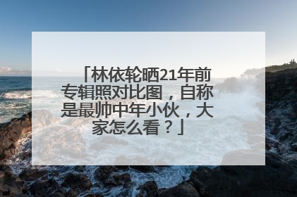 林依轮晒21年前专辑照对比图,自称是最帅中年小伙,大家怎么看?