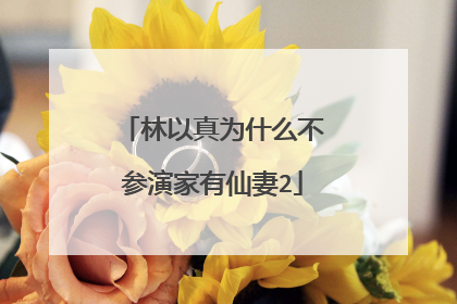 林以真为什么不参演家有仙妻2