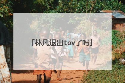 林凡退出tov了吗