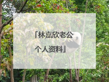 林嘉欣老公个人资料