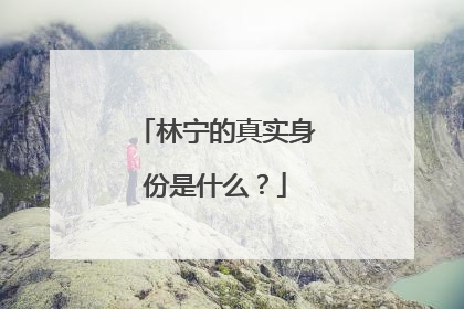 林宁的真实身份是什么?