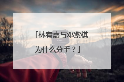 林宥嘉与邓紫棋为什么分手？