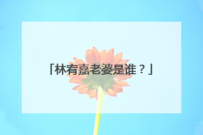 林宥嘉老婆是谁?