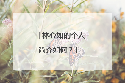 林心如的个人简介如何？