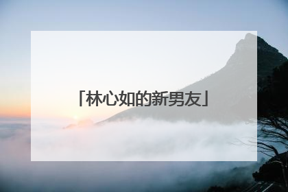 林心如的新男友