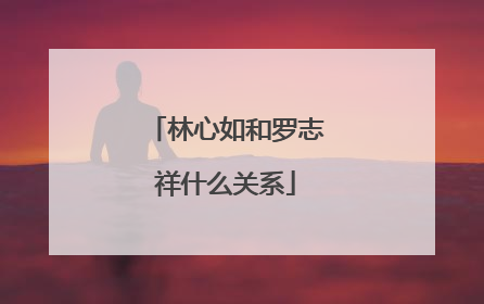 林心如和罗志祥什么关系