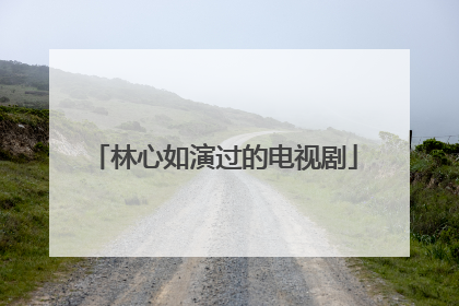 林心如演过的电视剧