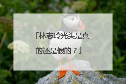 林志玲光头是真的还是假的？