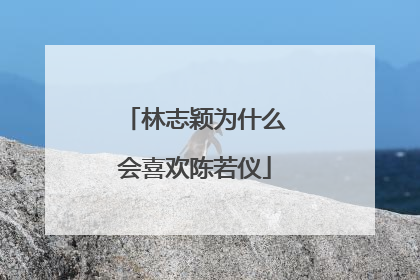 林志颖为什么会喜欢陈若仪