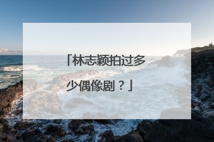 林志颖拍过多少偶像剧？