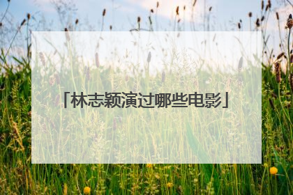 林志颖演过哪些电影