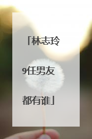 林志玲9任男友都有谁