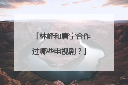 林峰和唐宁合作过哪些电视剧?