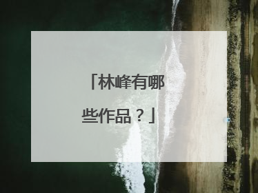 林峰有哪些作品？
