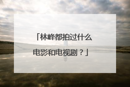 林峰都拍过什么电影和电视剧？