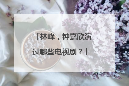 林峰,钟嘉欣演过哪些电视剧?