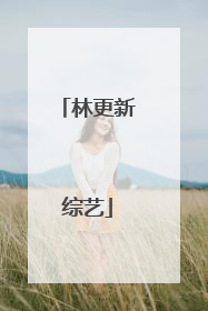 林更新综艺