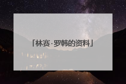 林赛·罗韩的资料