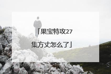 果宝特攻27集方丈怎么了