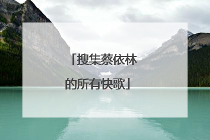 搜集蔡依林的所有快歌