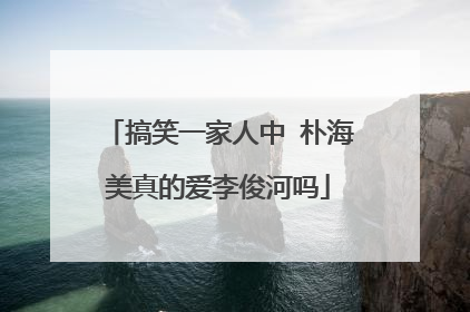 搞笑一家人中 朴海美真的爱李俊河吗