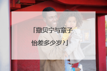 撒贝宁与章子怡差多少岁?