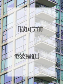 撒贝宁前老婆是谁