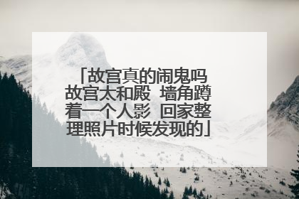 故宫真的闹鬼吗 故宫太和殿 墙角蹲着一个人影 回家整理照片时候发现的