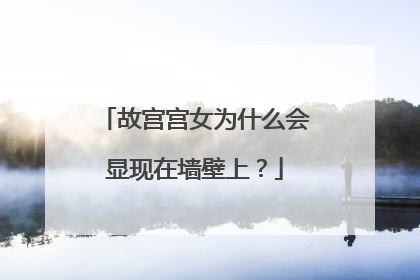 故宫宫女为什么会显现在墙壁上？