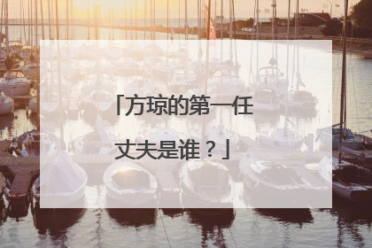 方琼的第一任丈夫是谁?