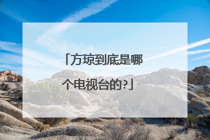 方琼到底是哪个电视台的?