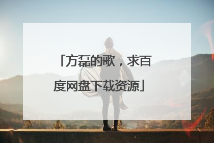 方磊的歌,求百度网盘下载资源