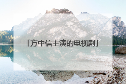 方中信主演的电视剧